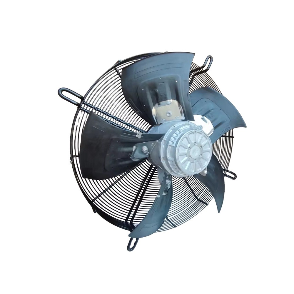 Ebmpapst S4D630-Ar01-01 400V Ac 2.48A 630Mm Ip54 Condenser Laboratory Air Conditioner Axial Cooling Fan With Guard Grille - Color: Black