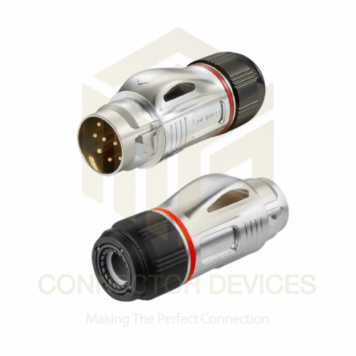 BD24 400V 10A 10Pin Male Plug IP67 Metal Shell Waterproof Power Connector Solder Terminal