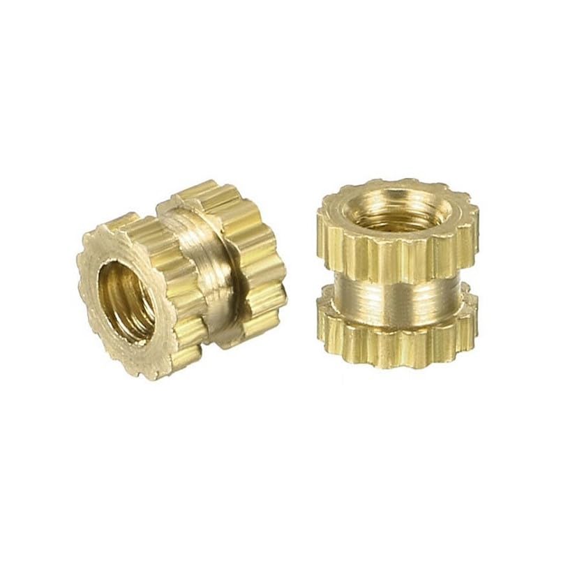 Precision Turned Brass Insert - Color: Golden