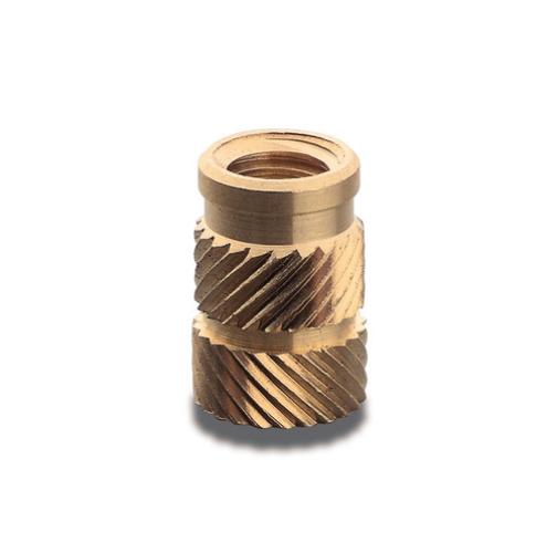 Ultrasonic Weldable Brass Insert - Color: Golden
