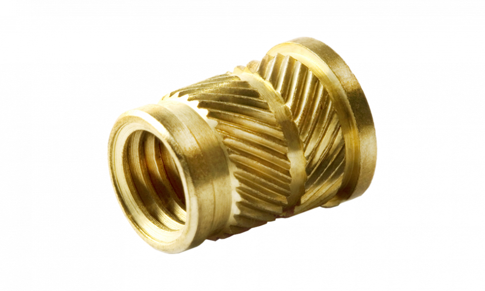 Ultrasonic weldable brass insert