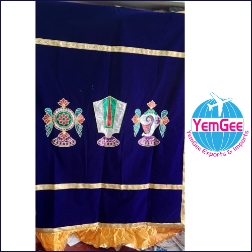 Temple Screen Cloth - Color: Multicolor
