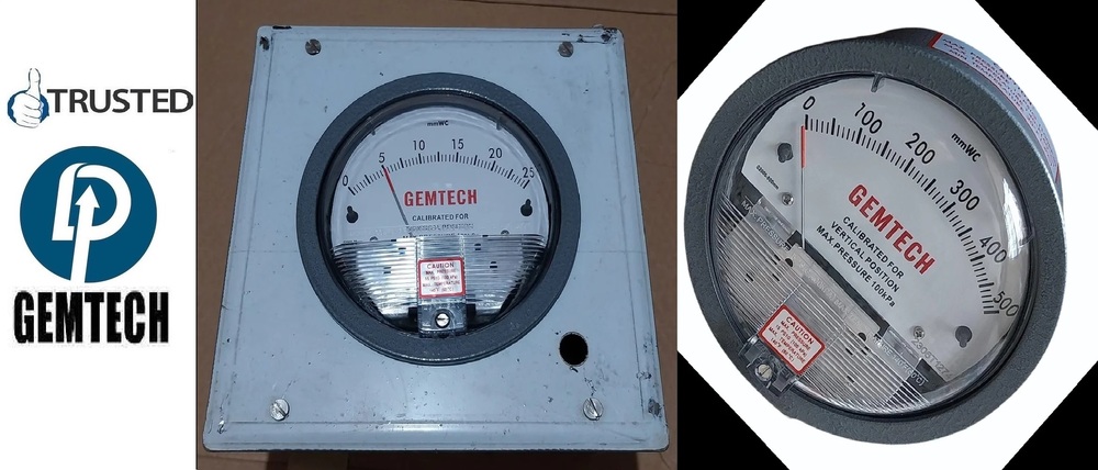 Across Popular Cities 'Industrial area Kadapa GEMTECH Differential Pressure Gauge' Wholesaler- D.P.ENGINEERS