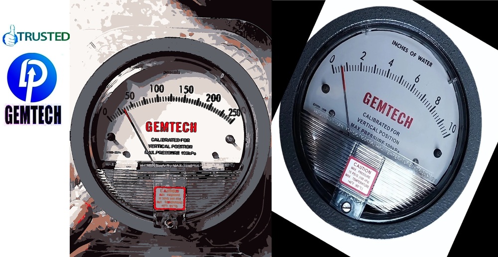Across Popular Cities 'Industrial area Kadapa GEMTECH Differential Pressure Gauge' Wholesaler- D.P.ENGINEERS