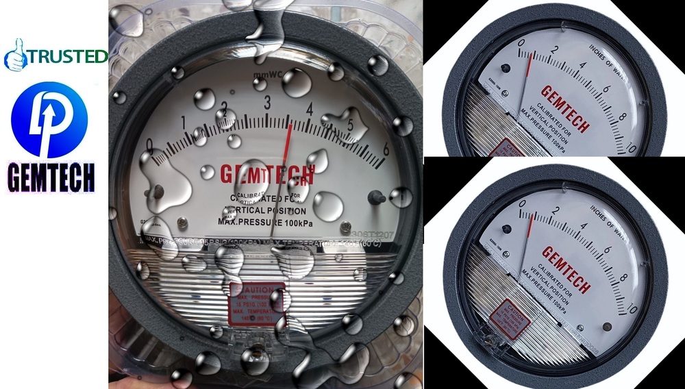 Across Popular Cities 'Industrial Area Kadapa Gemtech Differential Pressure Gauge' Wholesaler- D.p.engineers - Accuracy: +-2% Of Full Span At 70 (21 (+-3% On -0