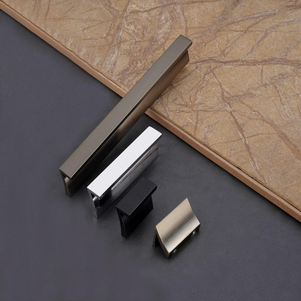 Industrial-Style Aluminum Handle - Application: Residential & Commercial