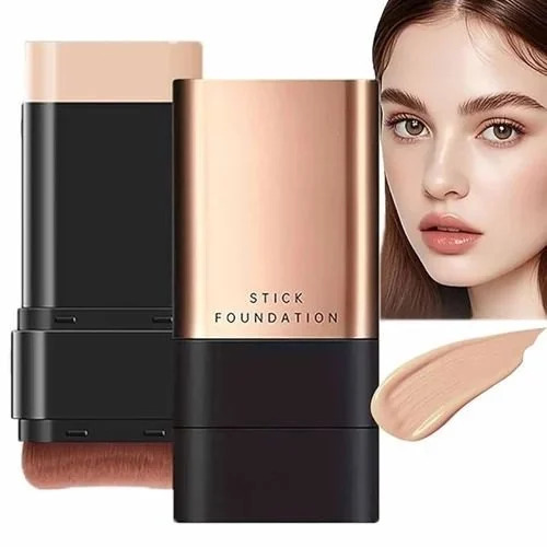 2 In 1 Makeup Foundation Stick 2 In 1 Anti Wrinkle Foundation - Attributes: Waterproof