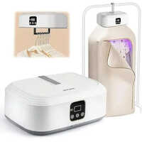 Portable Electric Cloth Dryer - Abs Material, 29d X 22w X 10h Cm | Compact White Semi-automatic Design For Home Use