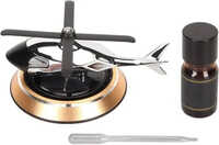 Solar Car Helicopter - Color: Silver & Black