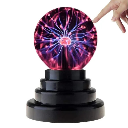 Touch Sensitive Plasma Lamp - Color: Multicolor