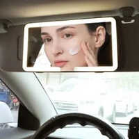 Car Visor Vanity Mirror With Led Lights