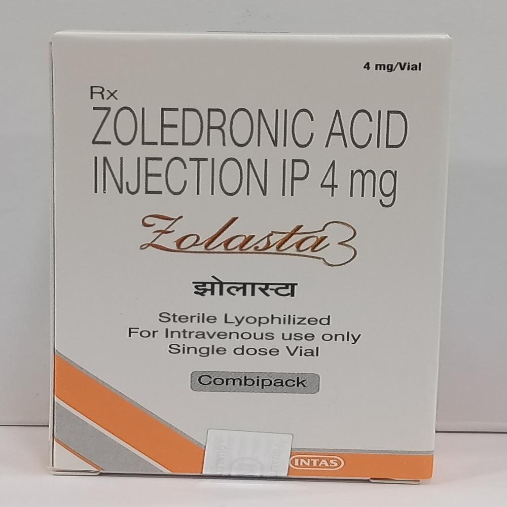 Zolasta Zoledronic Acid 4mg Injection