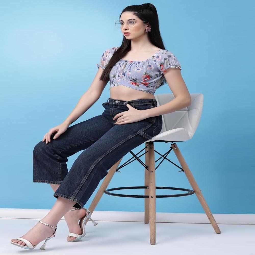 Women's Floral Relaxed Fit Top