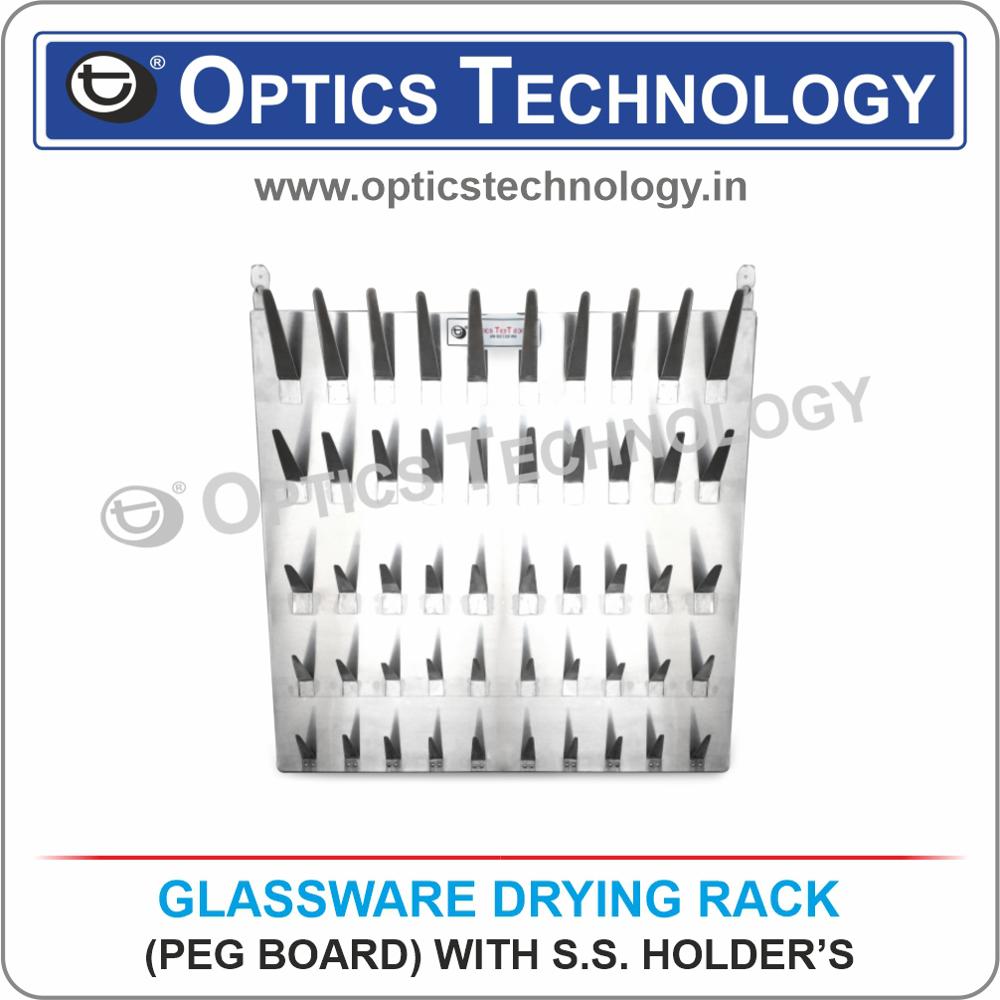 GLASSWARE DRYING RACK (PEG BOARD)