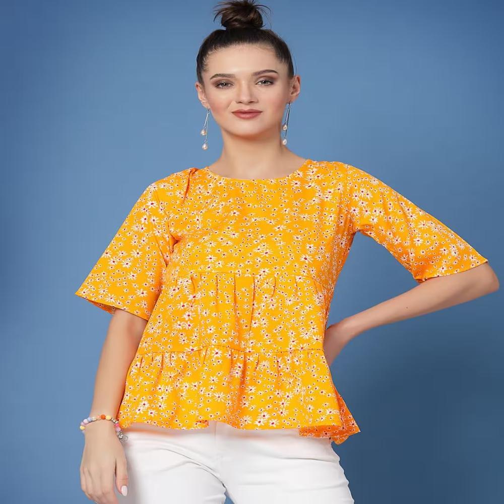 Western Wear Floral Top