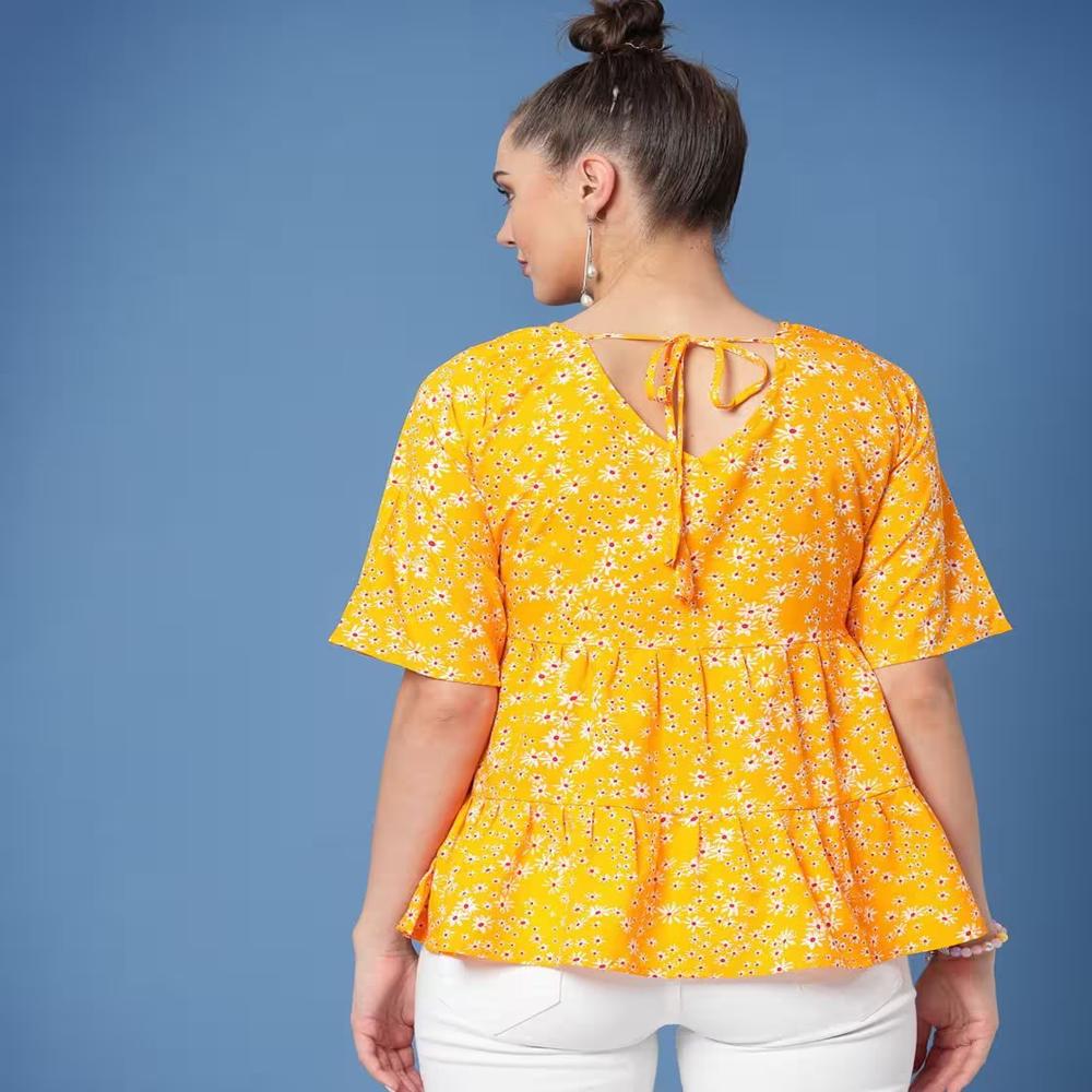 Western Wear Floral Top