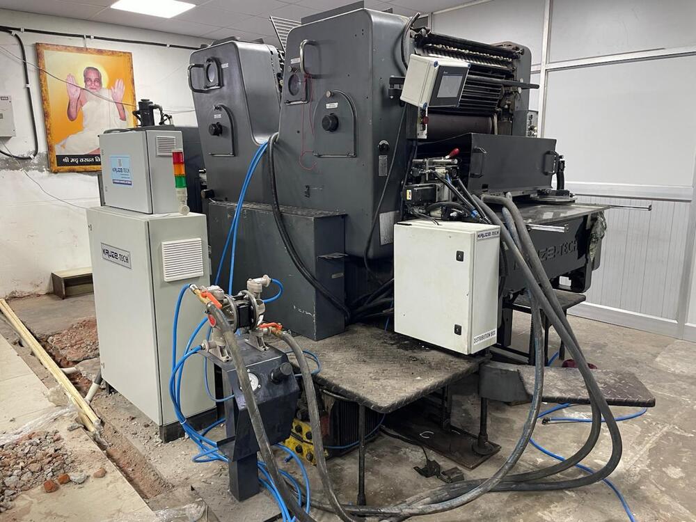 Kruze-tech Uv Led Drip-off System ( With Offset Machine) - Automatic Grade: Automatic