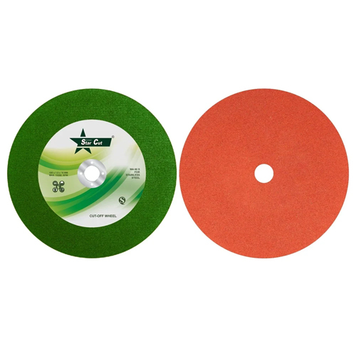 4Inch Double Colour Cutting Wheel Star Cut - Color: Red
