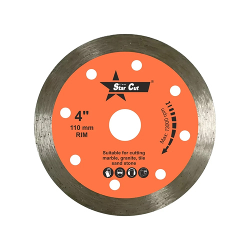 4Inch Marble Cutter Wheel Rim - Color: Silver