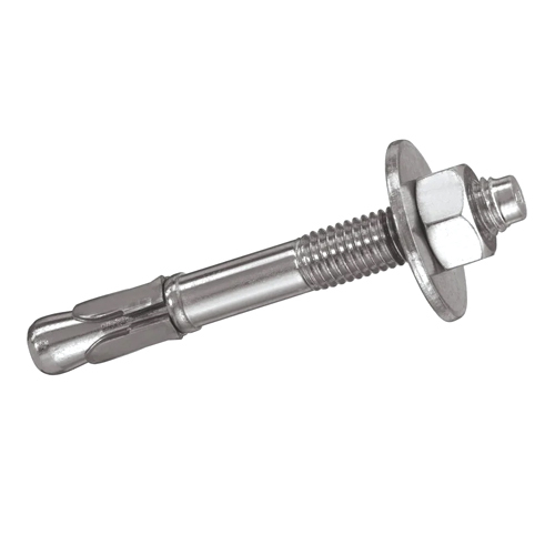 16 X 150Mm Wedge Anchor Thru Bolt - Color: Silver