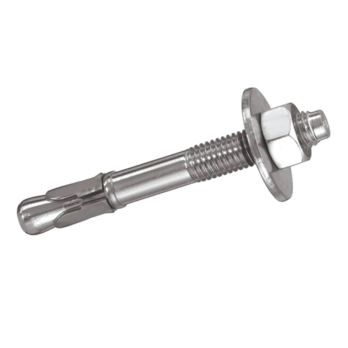 16 X 100 Wedge Anchor Thru Bolt - Color: Silver