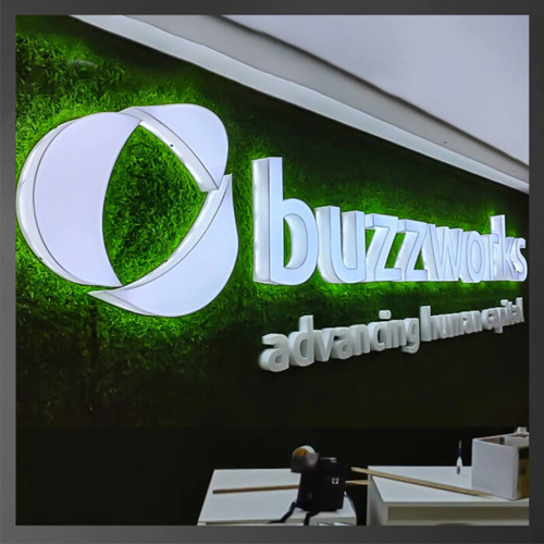 Acrylic Side Letter - Color: White