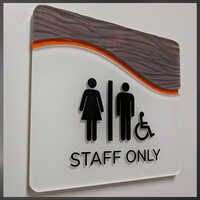 Ss Plate Etching Sign - Color: Multi Colour