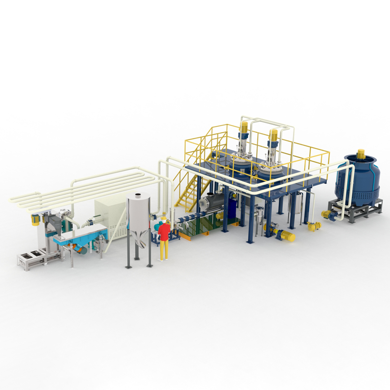 Hot melt adhesive granule production line