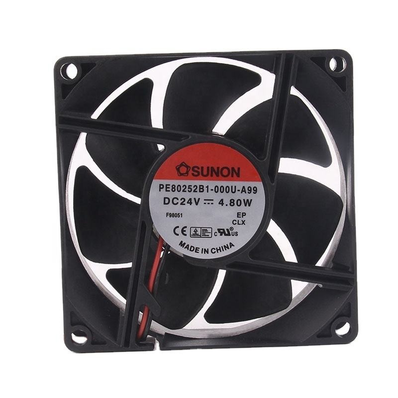 Sunon PE80252B1-000U-A99 12v 48V DC24V 4.8W EC AC 80X80X25MM 8CM 8025 Centrifugal Industrial Ventilation Exhaus Cooling Fan
