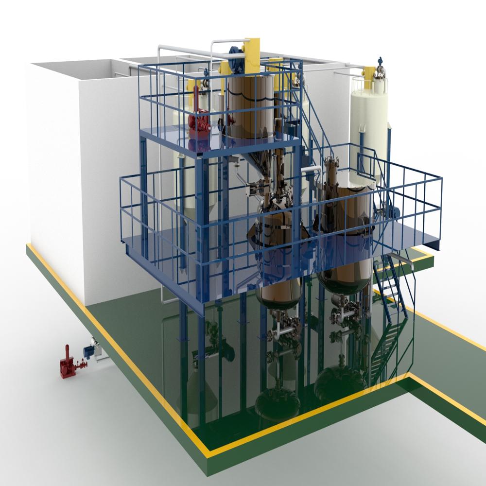 Hot melt glue production line