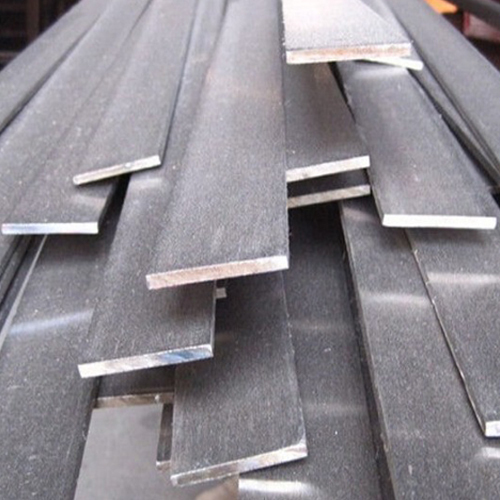 High Carbon Steel Flat Bar - Color: Silver