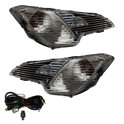 K D Fog Lamp Set For Ford Ecosport With Bulb & Wiring (PAIR) 2017-2021