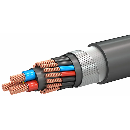 Polycab 4 Core Pvc Flexible Wire - Color: Black