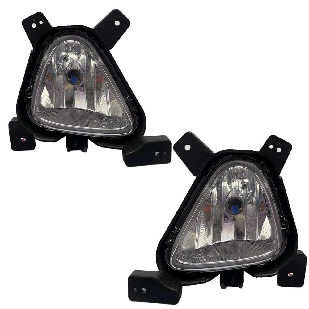 K D Halogen Fog Lamp Set For Hyundai Eon (With Bulb) Pair 2011-2019