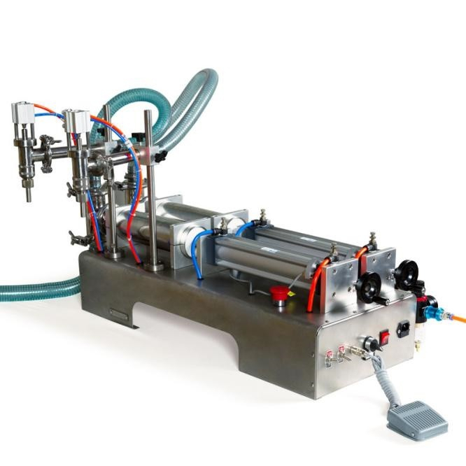 DOUBLE HEAD LIQUID FILLLING MACHINE 50-500ML SCIENCEWAY