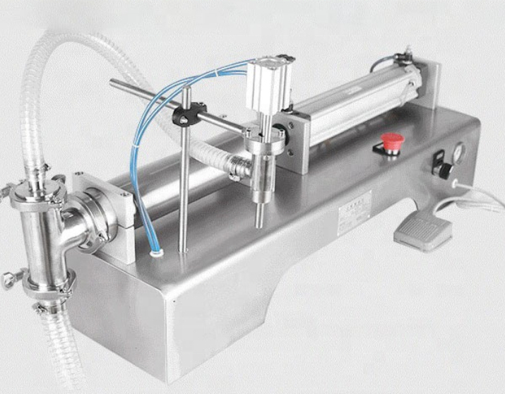 Single Head Liquid Filling Machine 50-500ml Scienceway - Filling Material: Mild Steel