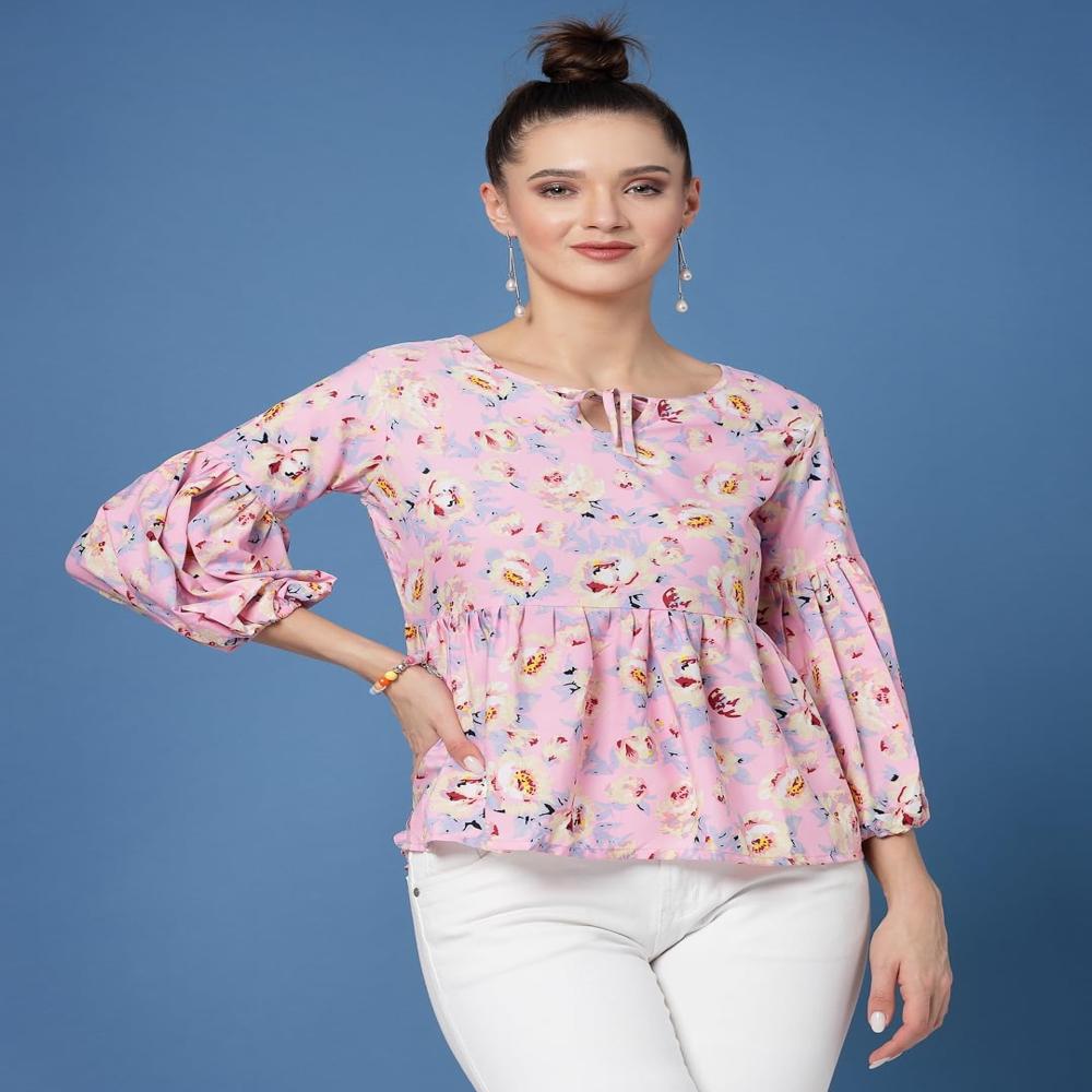 Women's Floral Tunic Shirt