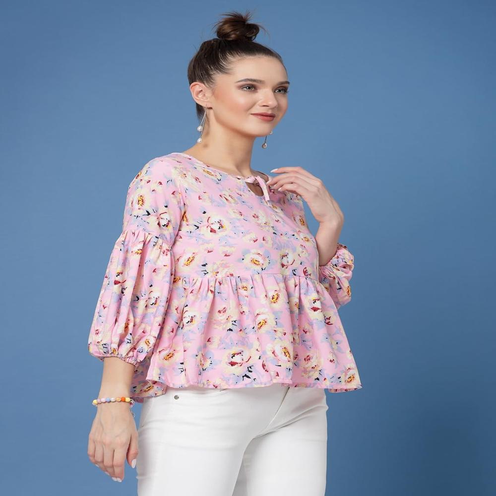 Women's Floral Tunic Shirt