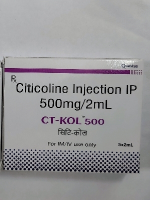 Citicoline Injection Ip 500 Mg/2 Ml - Physical Form: Liquid