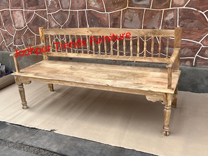 Mango Wood Bench Jodhpur Trends