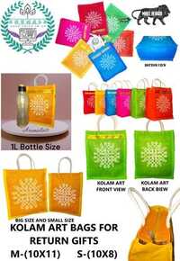 Thamboolam Jute Bag - Color: Multi Color