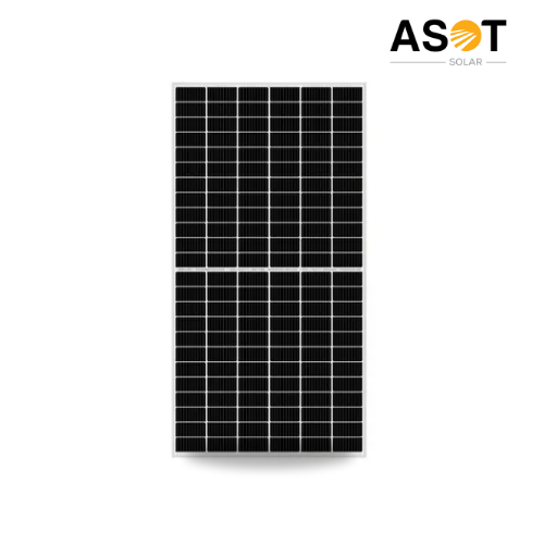 590 Wp Solar Panel - Monocrystalline Silicon, 2278x1134x35 Mm, Black | 23% Efficiency, N-type Topcon Technology, 30 Years Warranty, Bifacial Design