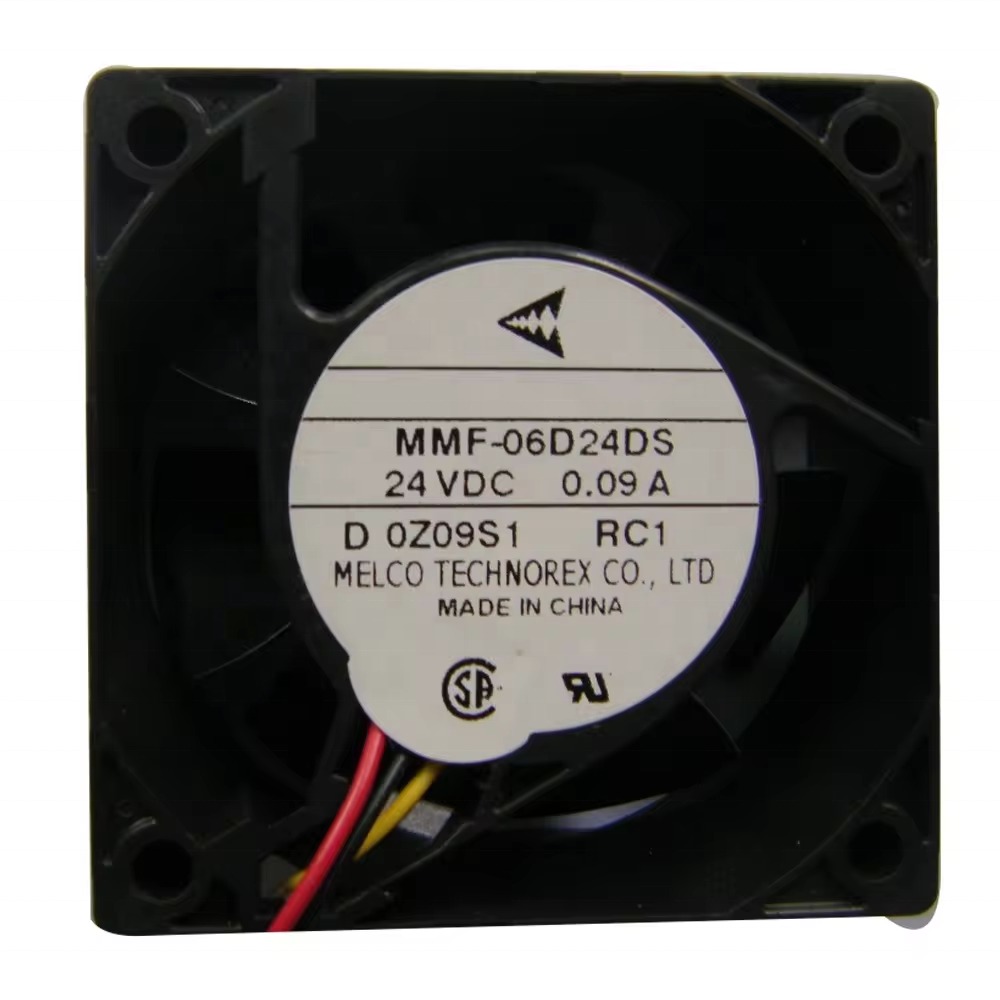 Mitsubishi MMF-06D24DS-RC1 6cm 24V DC 0.09A 60X60X25mm Ball Bearing 2.16W 2700RPM Inverter Axial Cooling Fan