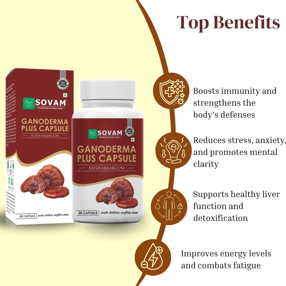 ganoderma plus capsule Ayurvedic Medicine 