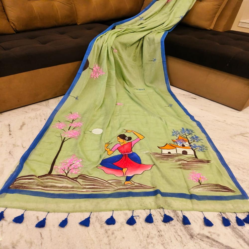 Cotton Saree - Color: Multicolour