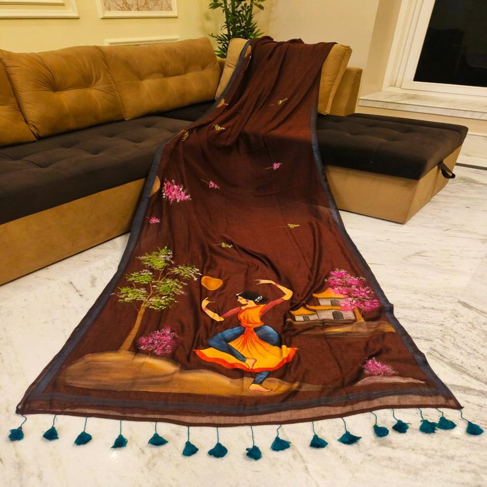 Cotton Saree - Color: Multicolour