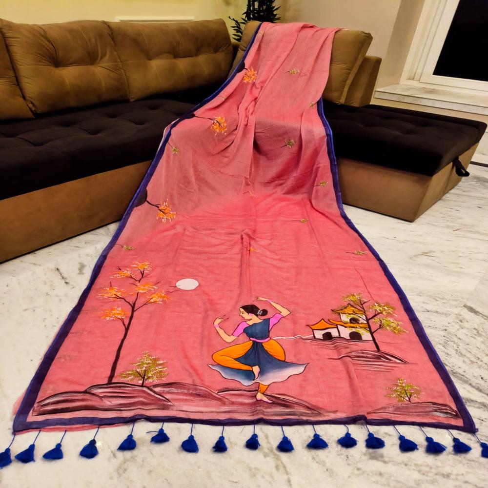 Cotton Saree - Color: Multicolour