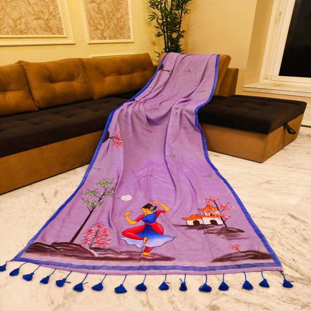 Cotton Saree - Color: Multicolour