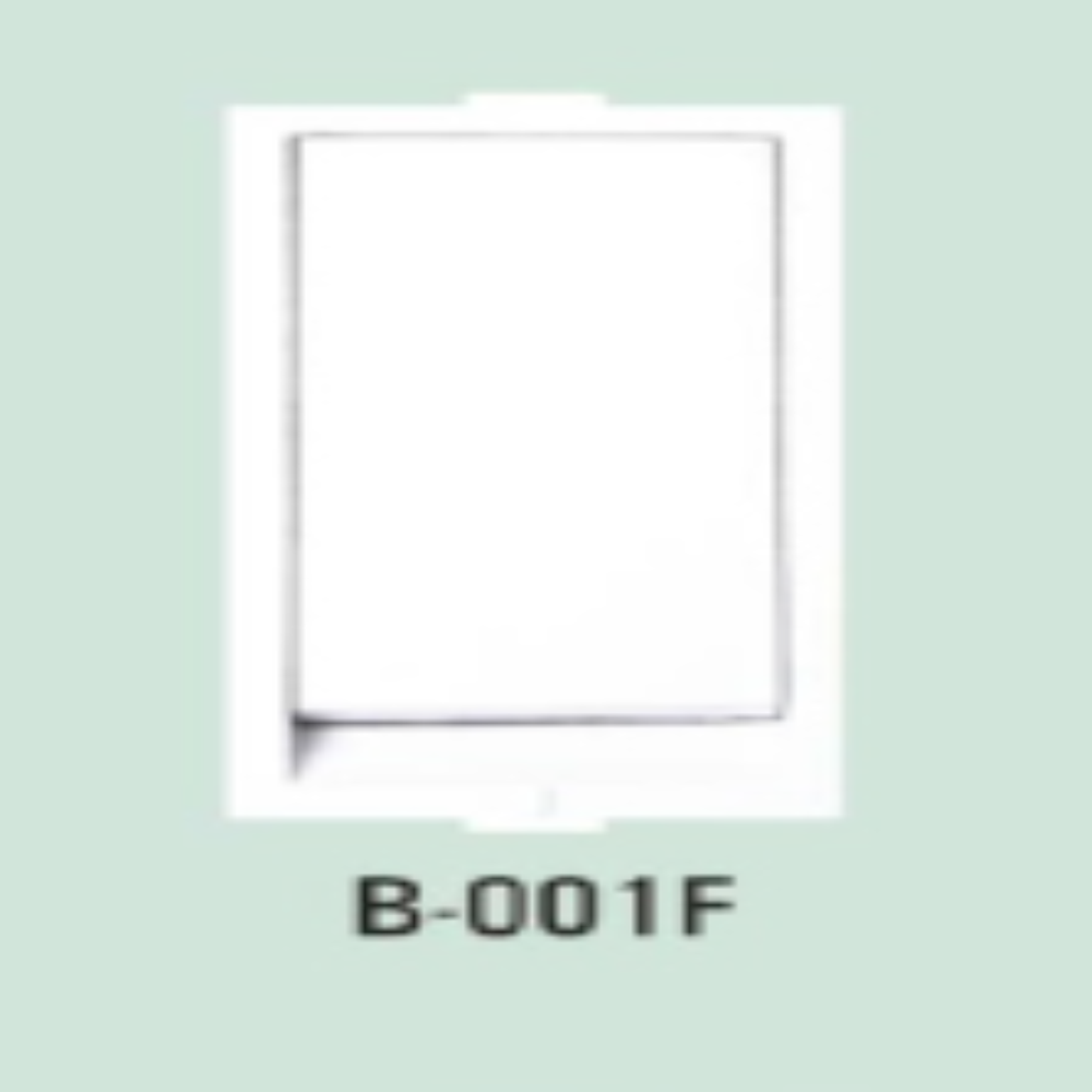 Modular Switches | Flat 6 Amp. 1 Way Switch - Color: White