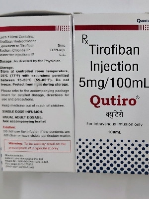 Turofiban Injection 5 Mg / 100 Ml - Physical Form: Liquid